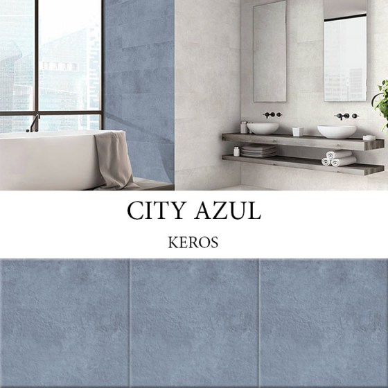 KEROS CITY AZUL 45x45